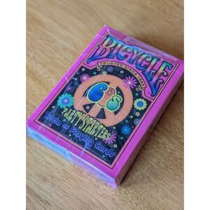 NOS Collectable Party Starters Bicycle 60s Trivia Playing Cards Sealed